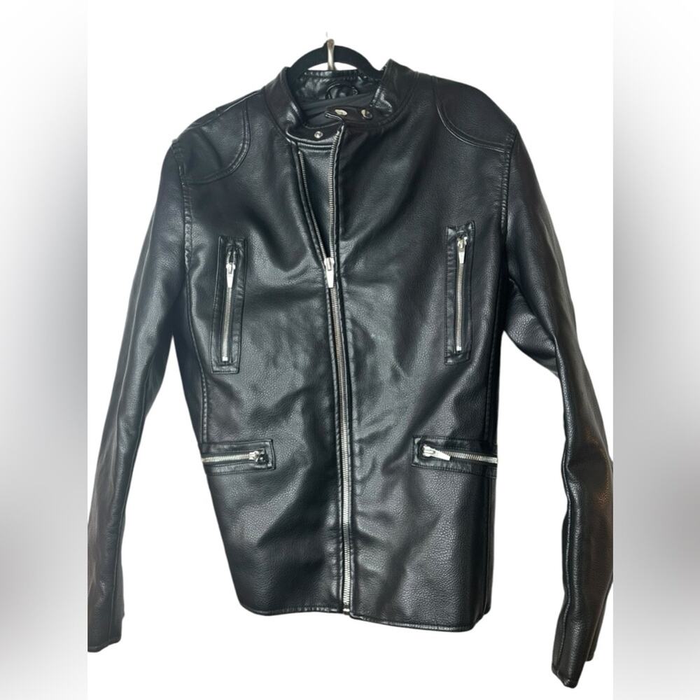 Zara Man Leather Jacket XL